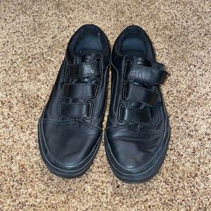 velcro leather vans